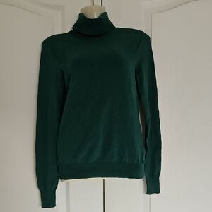 Banana Republic Green Turtleneck Sweater